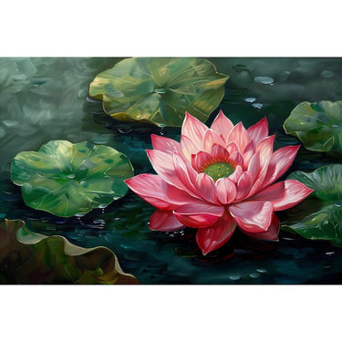 lotus peinture